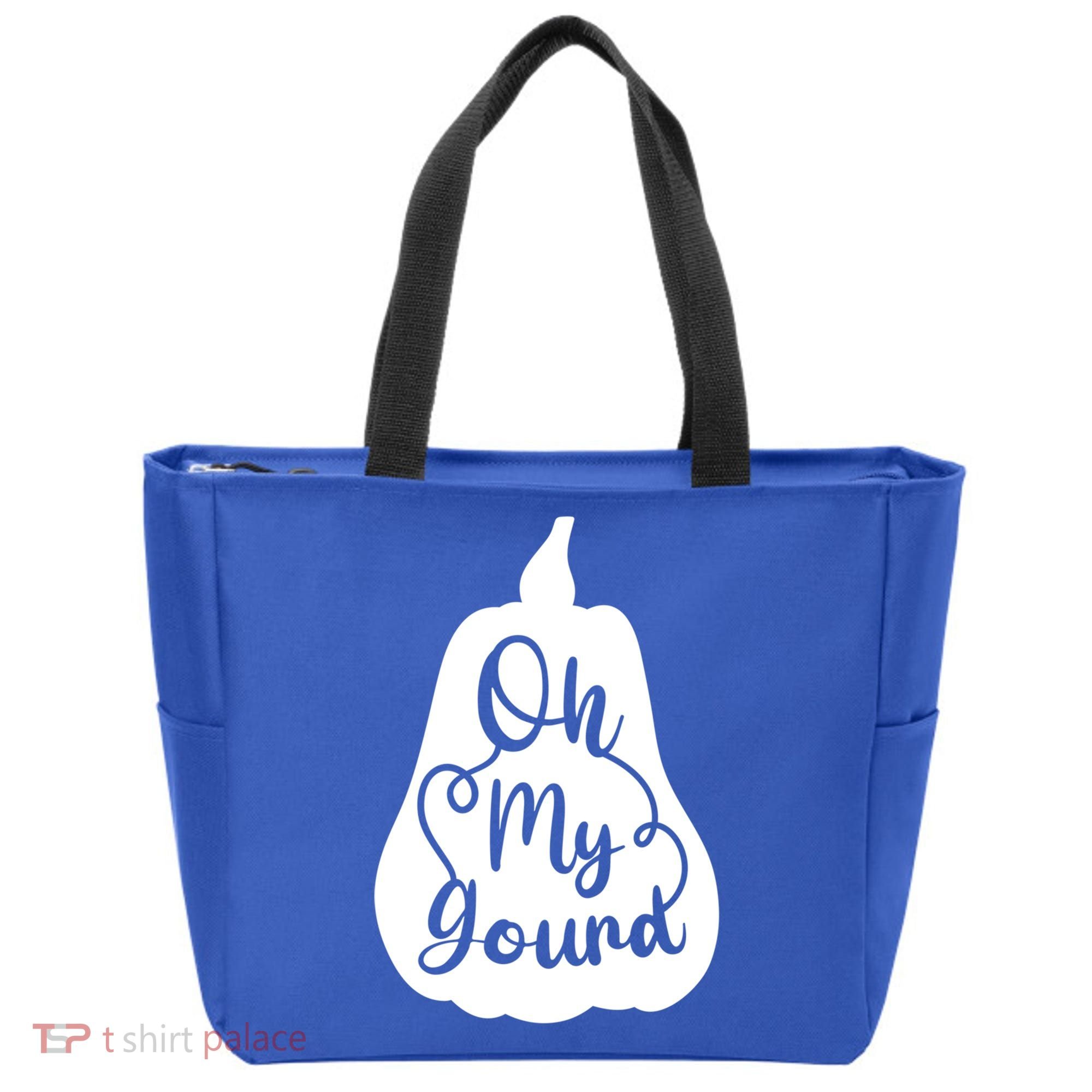 Funny Oh My Gourd Thanksgiving Fall Gift Tote Bag