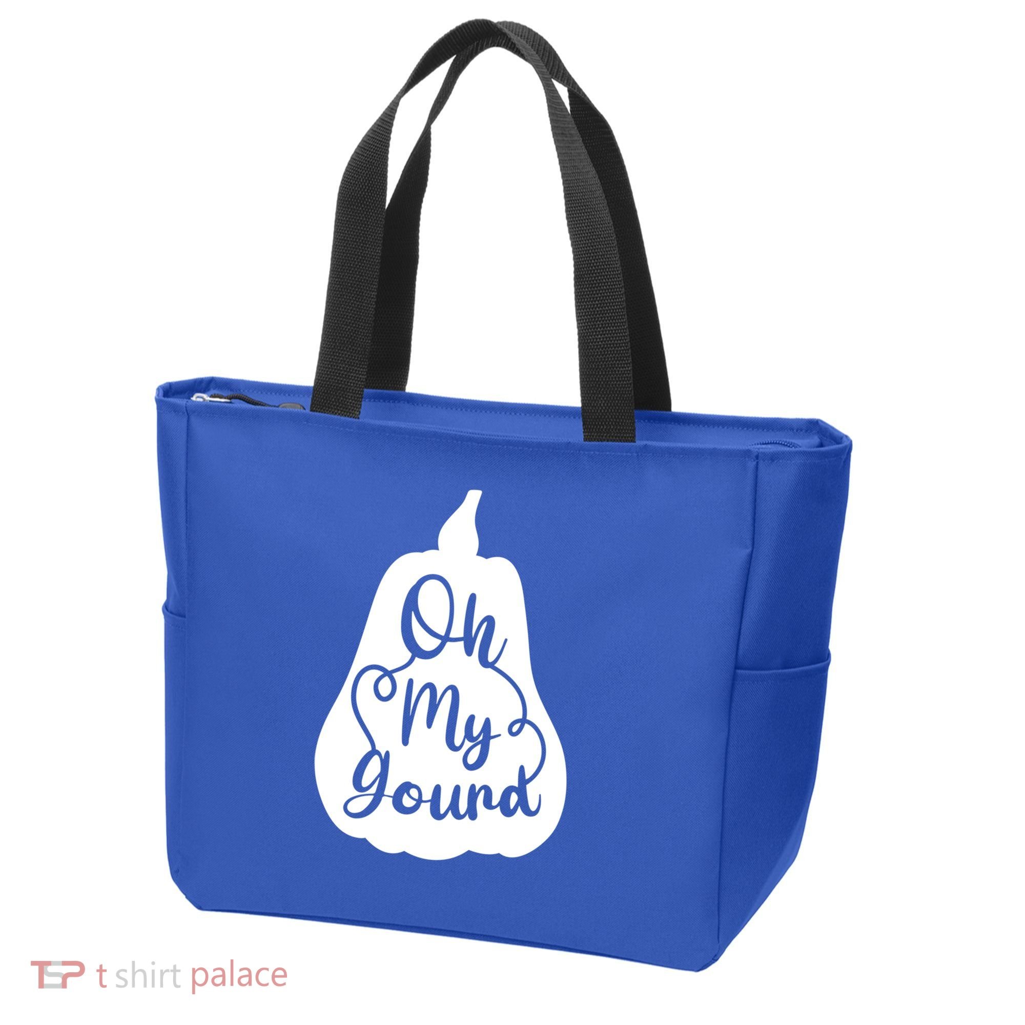 Funny Oh My Gourd Thanksgiving Fall Gift Tote Bag