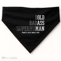 Funny Old Man Saying Gag Gift Birthday For Dad Fathers Day USA-Made Doggie Bandana thumb 0