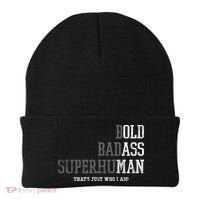 Funny Old Man Saying Gag Gift Birthday For Dad Fathers Day Beanie thumb 0