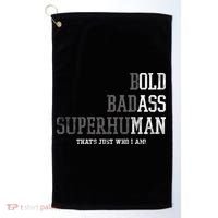 Funny Old Man Saying Gag Gift Birthday For Dad Fathers Day Golf Towel thumb 0