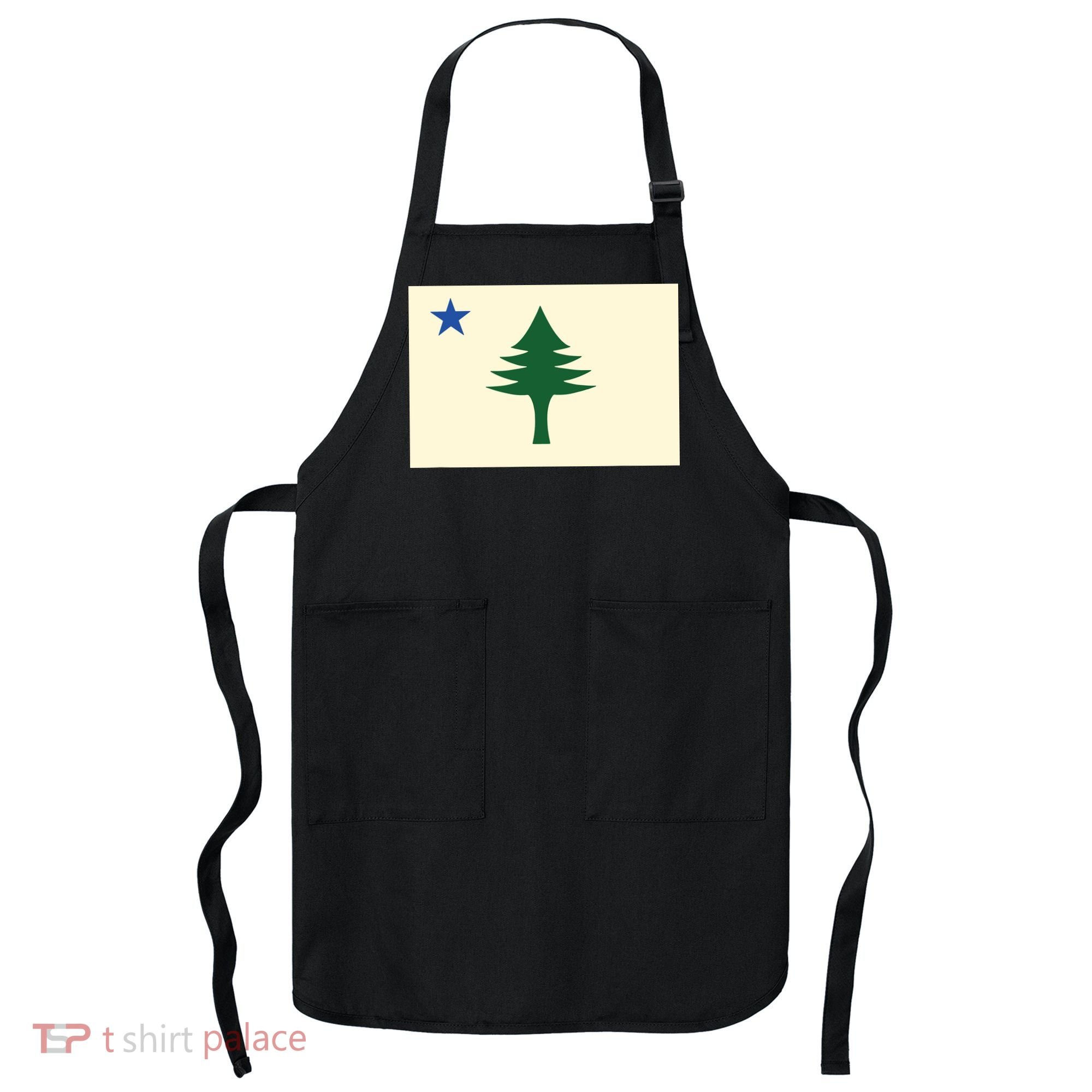 Flag Of Maine 1901 Maine State Flag Pine Tree State Apron