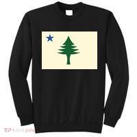 Flag Of Maine 1901 Maine State Flag Pine Tree State Sweatshirt thumb 0