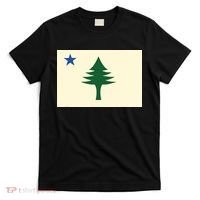 Flag Of Maine 1901 Maine State Flag Pine Tree State T-Shirt thumb 0