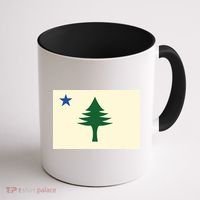 Flag Of Maine 1901 Maine State Flag Pine Tree State Coffee Mug thumb 1