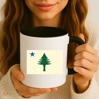 Flag Of Maine 1901 Maine State Flag Pine Tree State Coffee Mug thumb 3