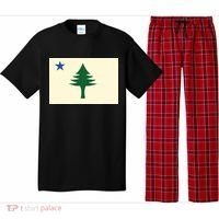 Flag Of Maine 1901 Maine State Flag Pine Tree State Pajama Set thumb 0
