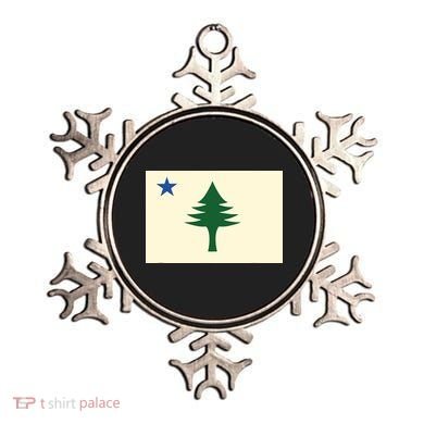 Flag Of Maine 1901 Maine State Flag Pine Tree State Ornament