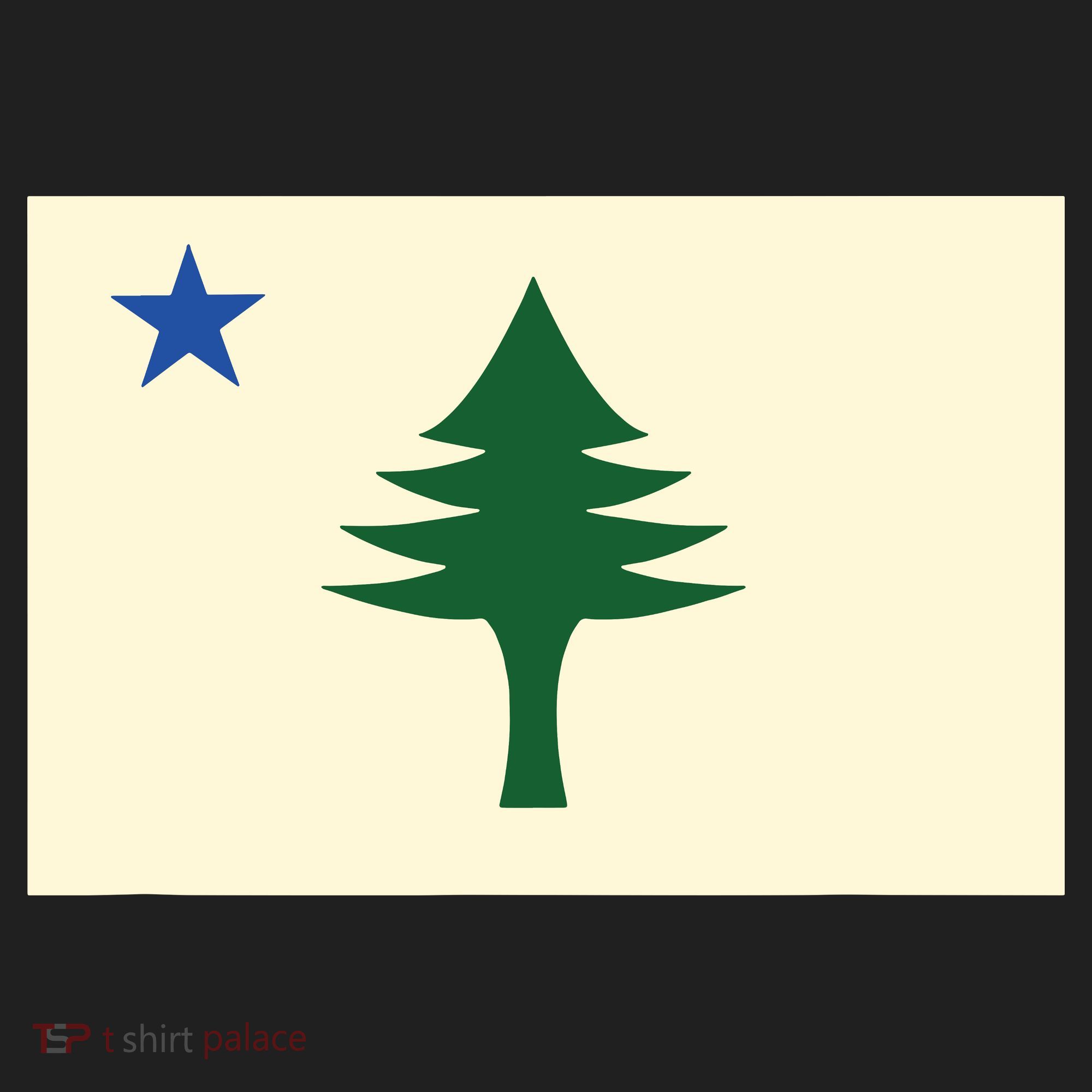 Flag Of Maine 1901 Maine State Flag Pine Tree State Hat
