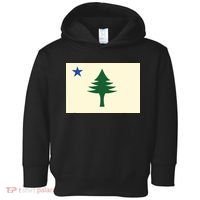 Flag Of Maine 1901 Maine State Flag Pine Tree State Toddler Hoodie thumb 0