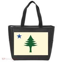 Flag Of Maine 1901 Maine State Flag Pine Tree State Tote Bag thumb 0