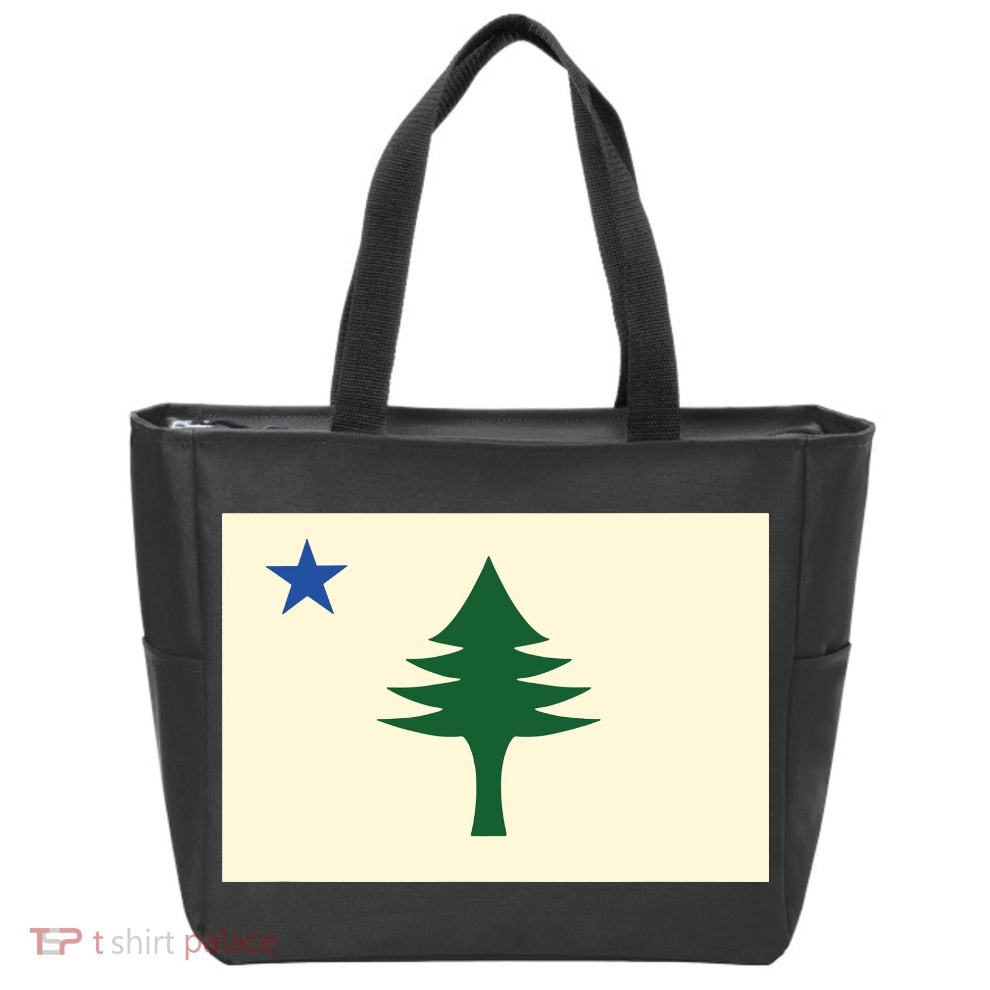 Flag Of Maine 1901 Maine State Flag Pine Tree State Tote Bag