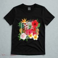 Flowers Of Maui Word Art Hawaiian Island Souvenir T-Shirt thumb 5