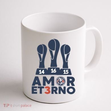 Funny Odiame Mas. America Tricampeon. Fans Coffee Mug back