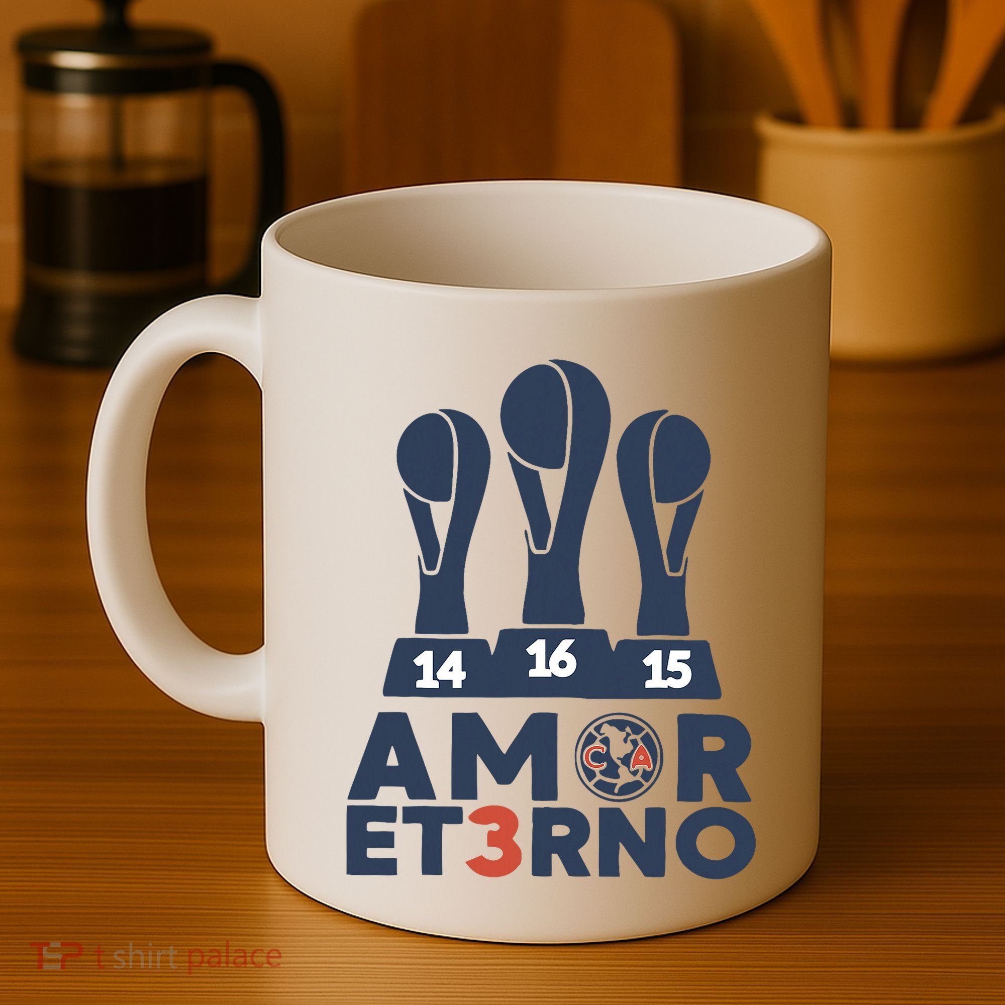 Funny Odiame Mas. America Tricampeon. Fans Coffee Mug