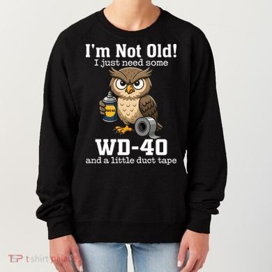 Funny Owl Meme WD-40 And Duct Tape Women's Sweatshirt