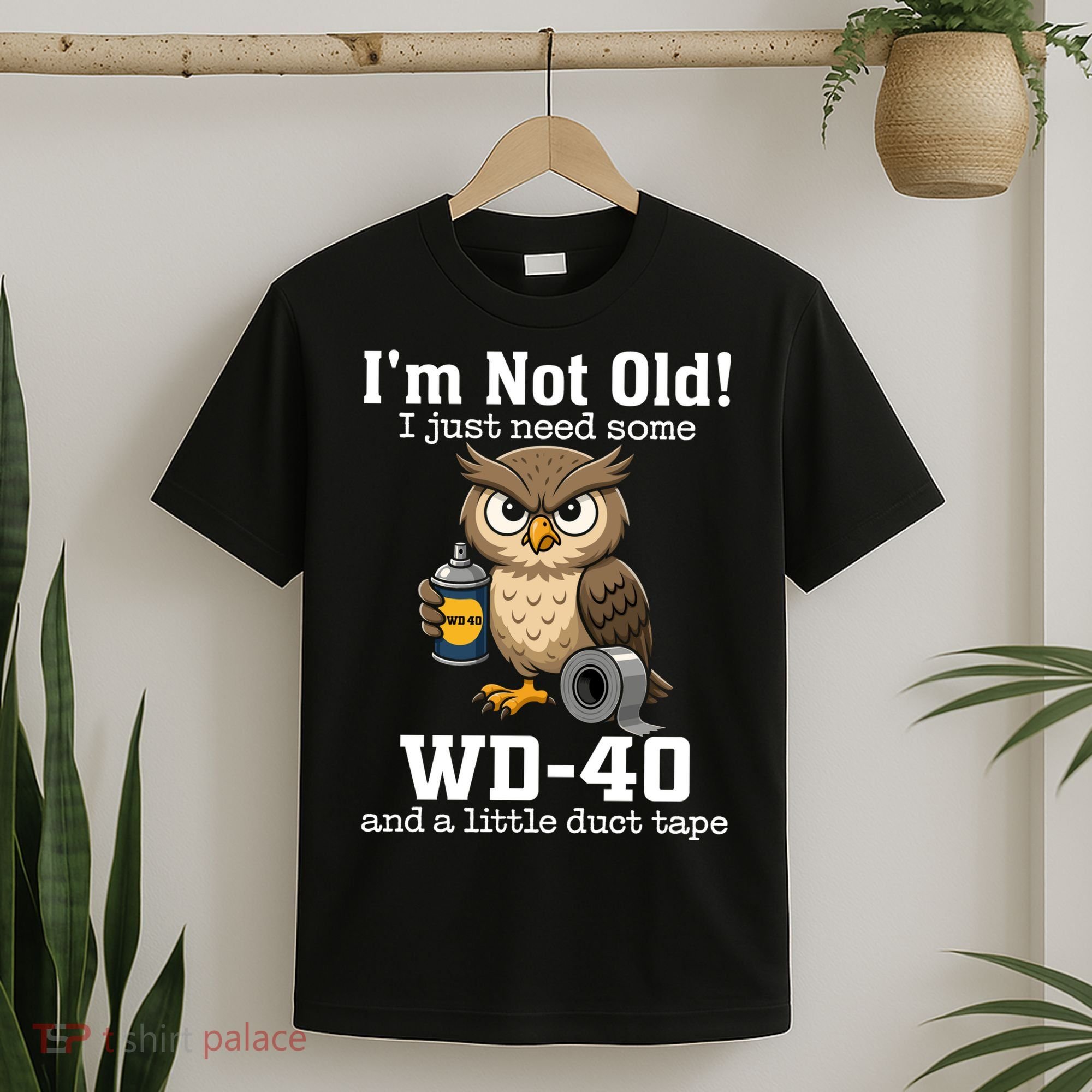 Funny Owl Meme WD-40 And Duct Tape T-Shirt