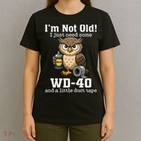 Funny Owl Meme WD-40 And Duct Tape T-Shirt thumb 4