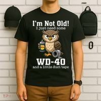 Funny Owl Meme WD-40 And Duct Tape T-Shirt thumb 6
