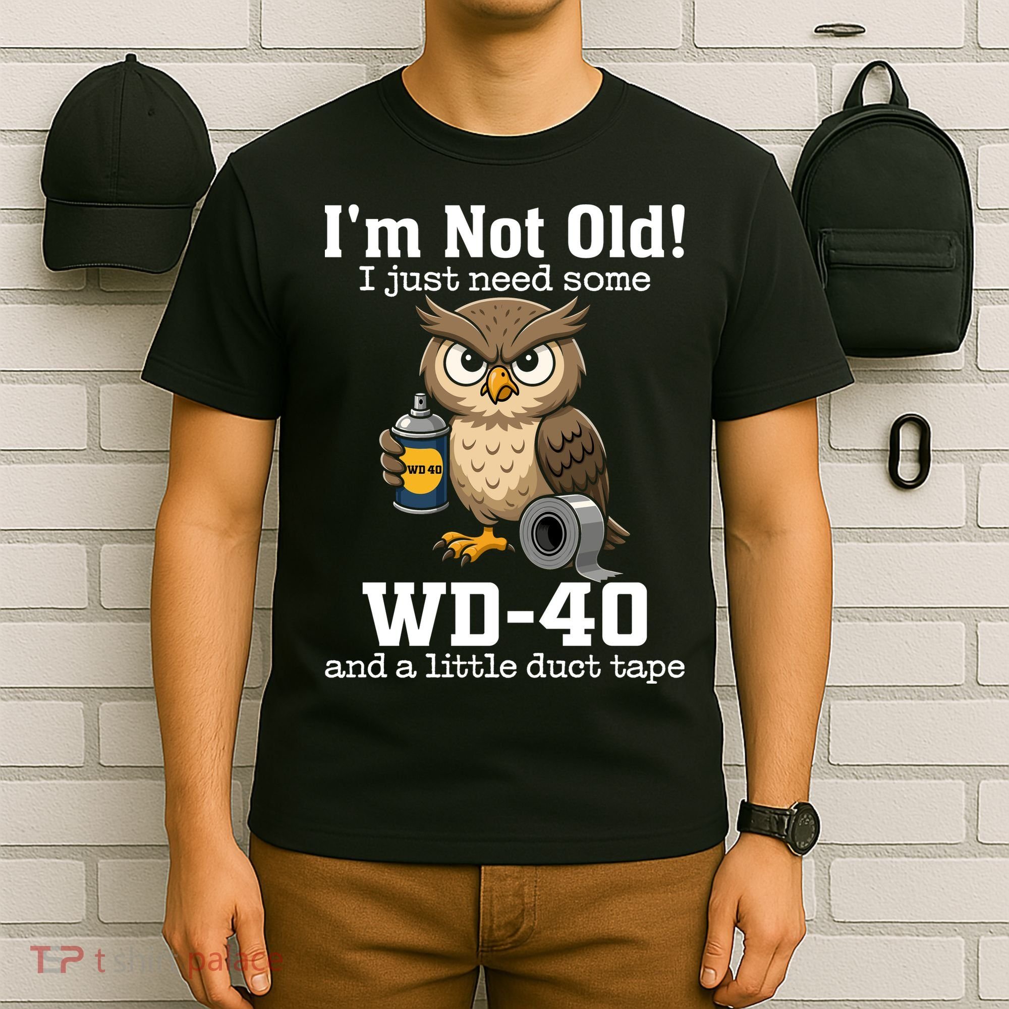 Funny Owl Meme WD-40 And Duct Tape T-Shirt
