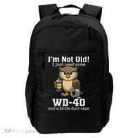 Funny Owl Meme WD-40 And Duct Tape Backpack thumb 0