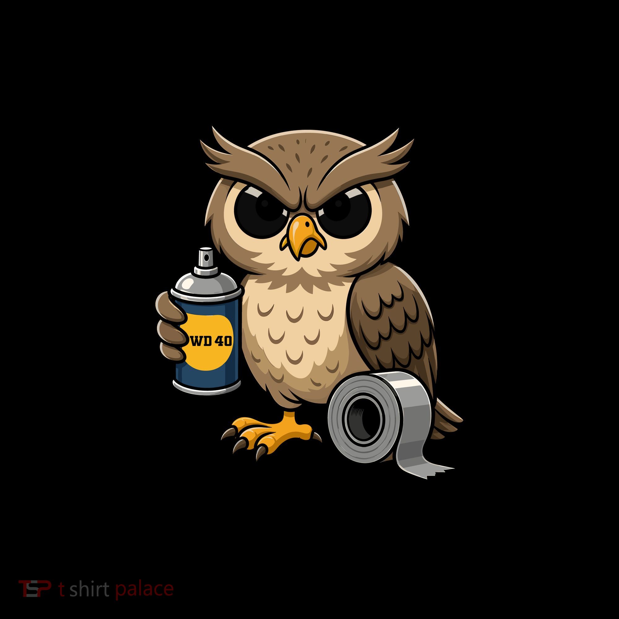 Funny Owl Meme WD-40 And Duct Tape Coffee Mug