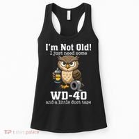 Funny Owl Meme WD-40 And Duct Tape Women's Tank Top thumb 0