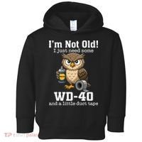 Funny Owl Meme WD-40 And Duct Tape Toddler Hoodie thumb 0