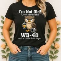 Funny Owl Meme WD-40 And Duct Tape Women's T-Shirt thumb 2
