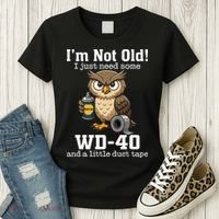Funny Owl Meme WD-40 And Duct Tape Women's T-Shirt thumb 3