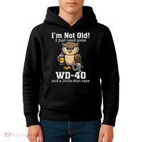 Funny Owl Meme WD-40 And Duct Tape Kids Hoodie thumb 4