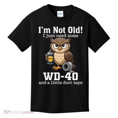 Funny Owl Meme WD-40 And Duct Tape Kids T-Shirt