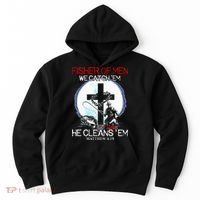 Fisher Of Men We Catch Em He Cleans Em Matthew 4 19 Hoodie thumb 0