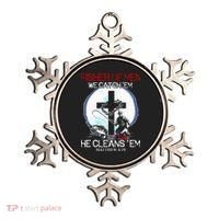 Fisher Of Men We Catch Em He Cleans Em Matthew 4 19 Ornament thumb 0