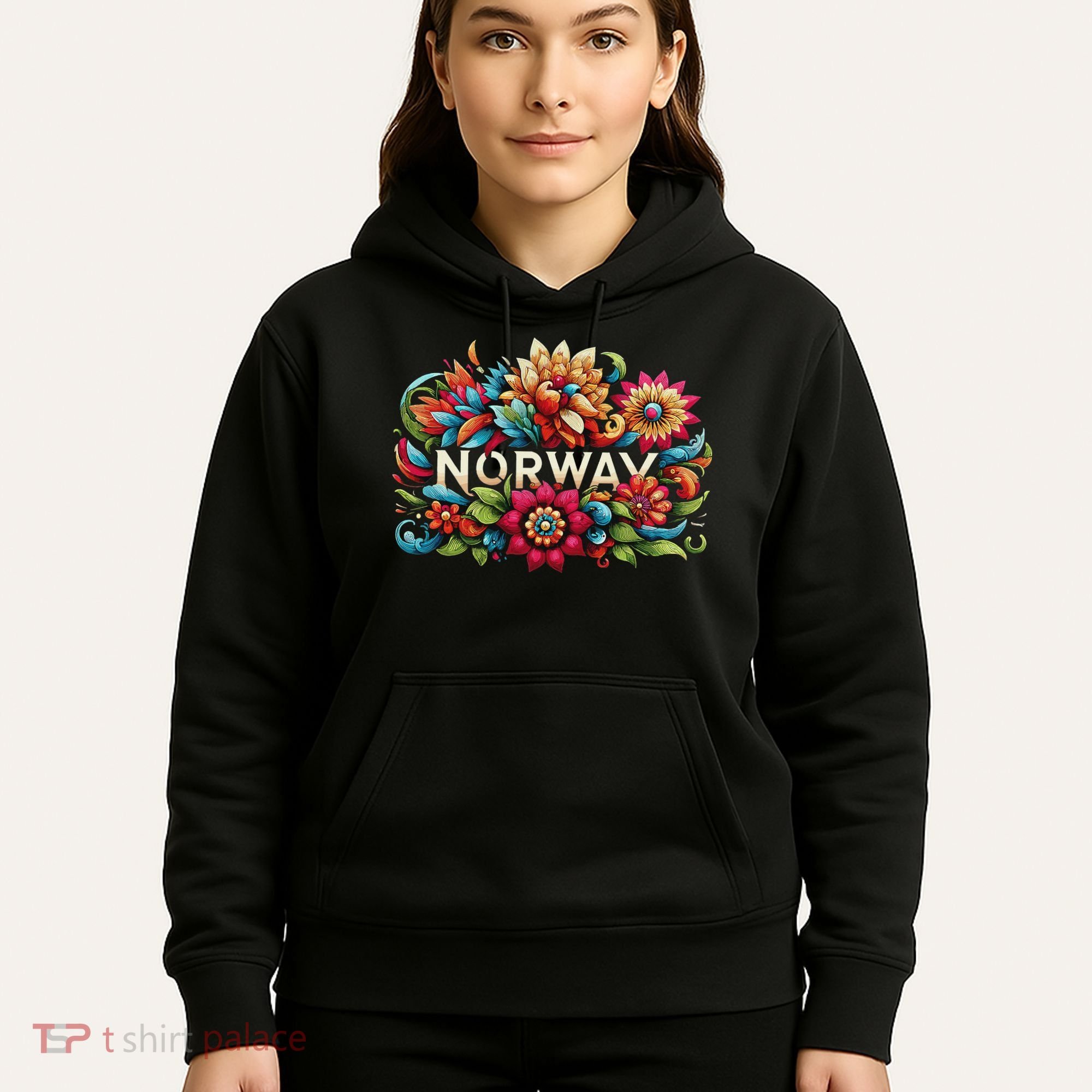 Flowers Of Norway Norwegian Hoodie