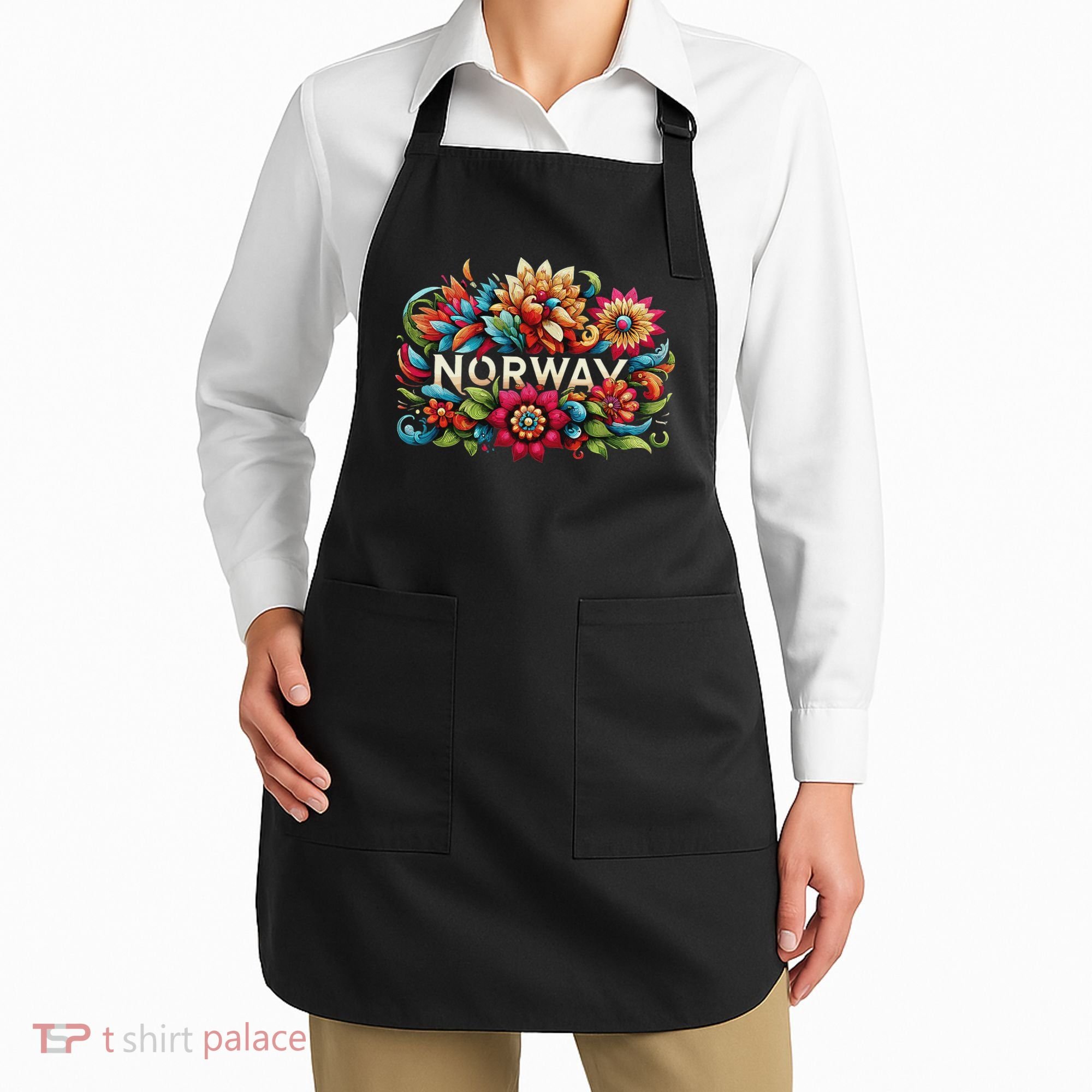 Flowers Of Norway Norwegian Apron