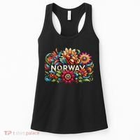 Flowers Of Norway Norwegian Women's Tank Top thumb 0