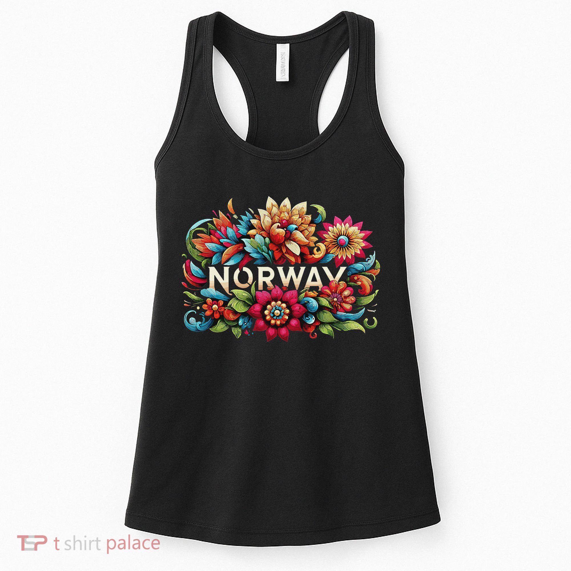 Flowers Of Norway Norwegian Women's Tank Top