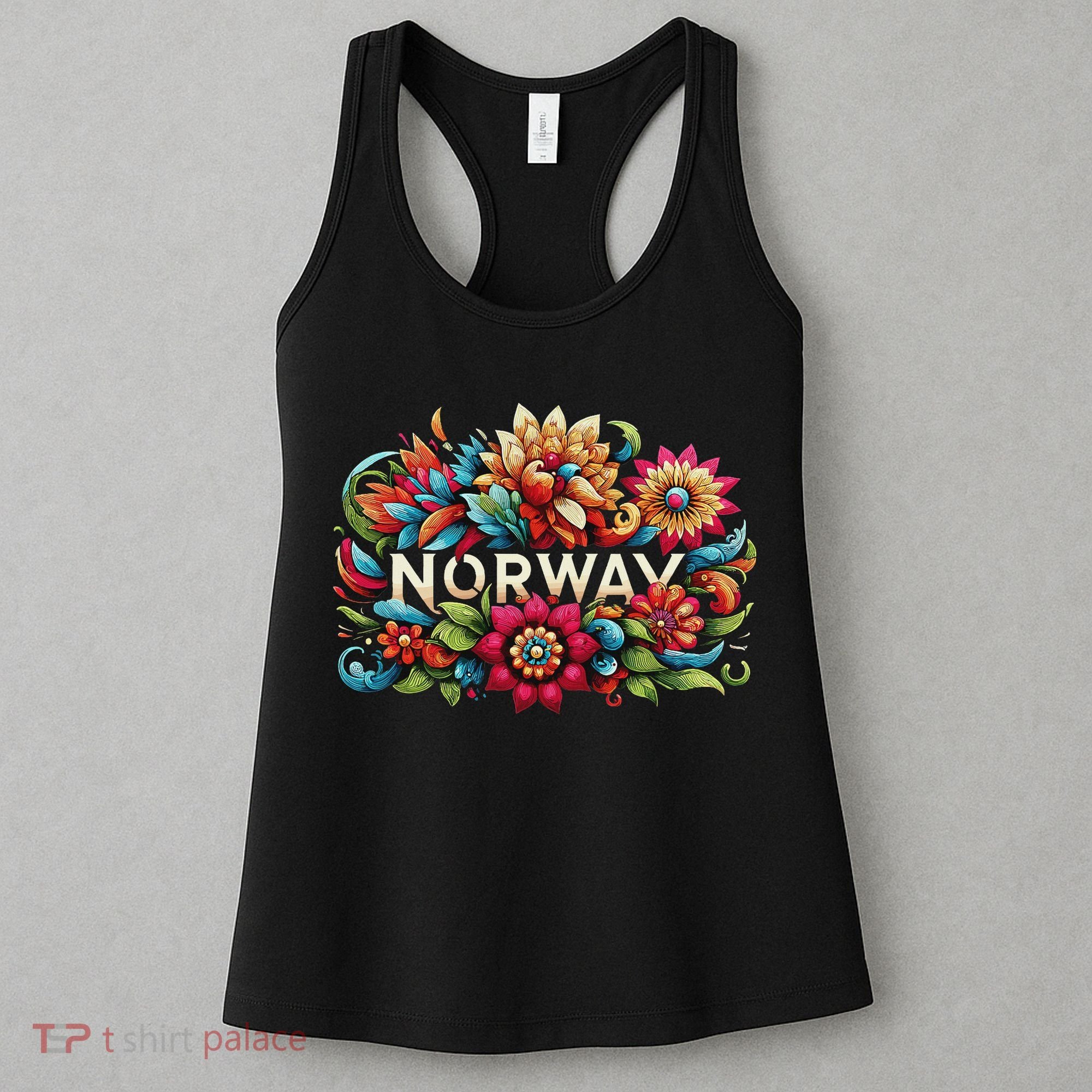 Flowers Of Norway Norwegian Women's Tank Top