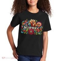 Flowers Of Norway Norwegian Kids T-Shirt thumb 2