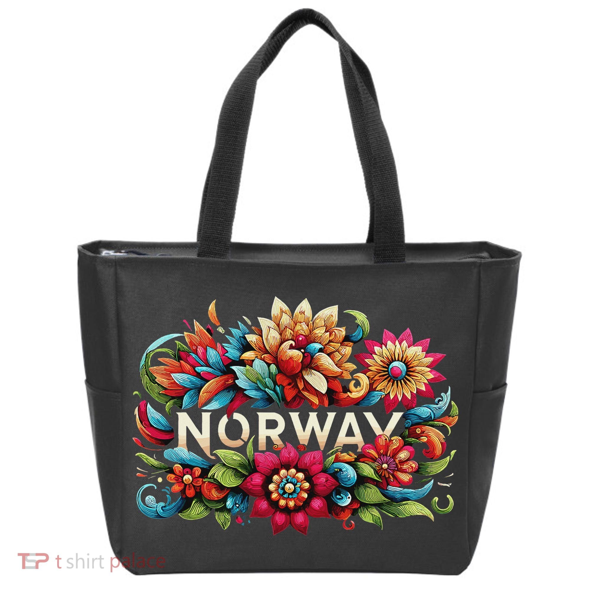 Flowers Of Norway Norwegian Tote Bag