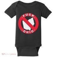 Fuck Ohio Nobody Likes Ohio Anti Ohio Baby Bodysuit thumb 0