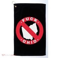 Fuck Ohio Nobody Likes Ohio Anti Ohio Golf Towel thumb 0