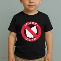 Fuck Ohio Nobody Likes Ohio Anti Ohio Toddler T-Shirt thumb 2