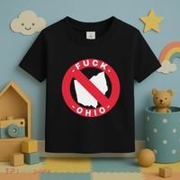 Fuck Ohio Nobody Likes Ohio Anti Ohio Toddler T-Shirt thumb 3