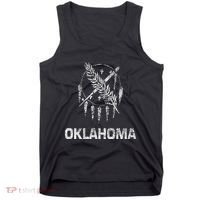 Flag Of Oklahoma The Sooner State Tulsa Norman Edmond Tank Top thumb 0