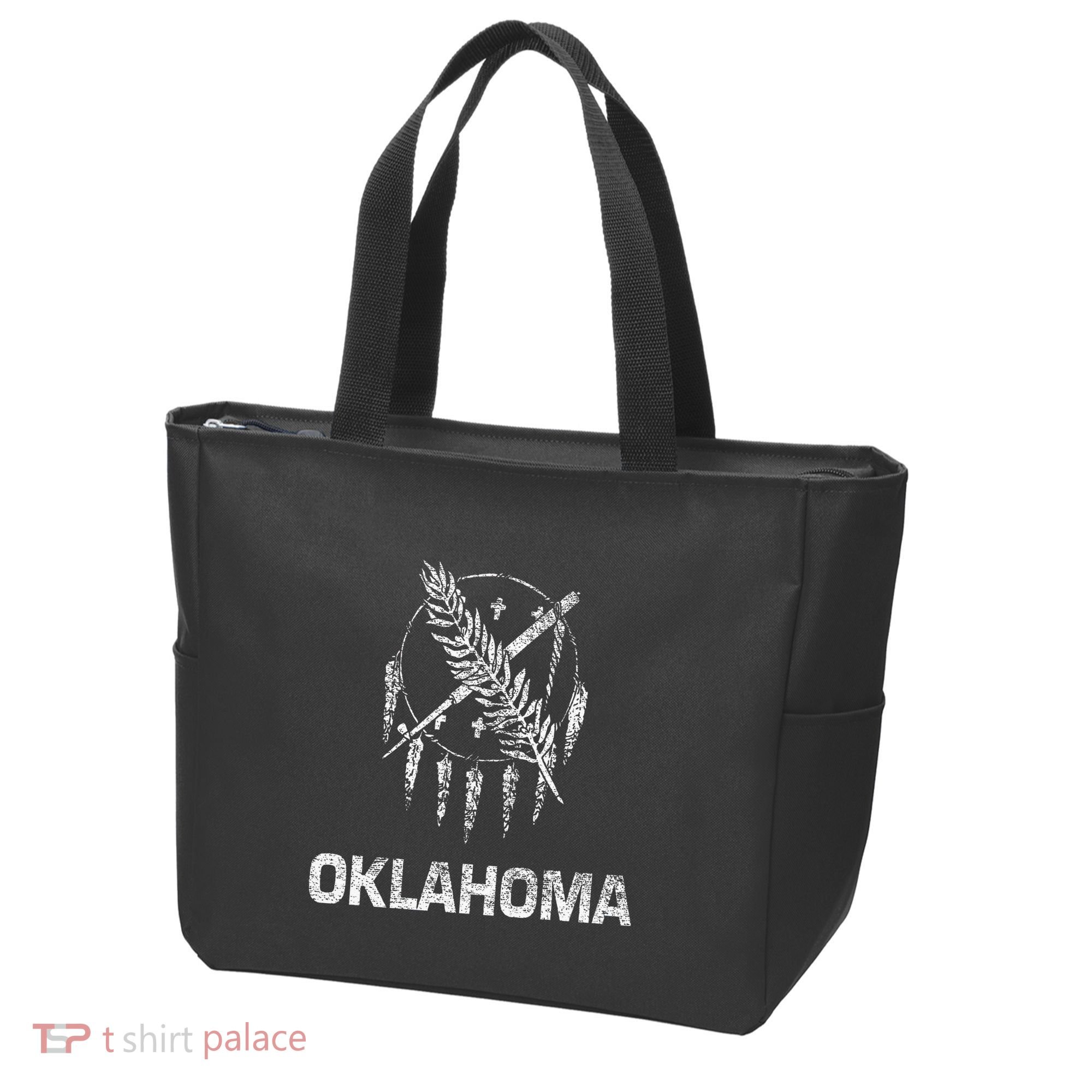 Flag Of Oklahoma The Sooner State Tulsa Norman Edmond Tote Bag