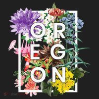 Flowers Of Oregon Word Art Oregonian Pride Hat thumb 2