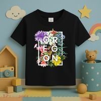 Flowers Of Oregon Word Art Oregonian Pride Toddler T-Shirt thumb 3