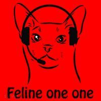 Feline One One Funny 911 Dispatcher Cat Lover Saying Santa Hat thumb 1